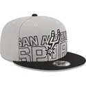 shapka-ploska-siv-snapbek-9fifty-draft-edition-2023-na-san-antonio-spurs-nba-ot-new-era