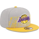 shapka-ploska-siv-snapbek-9fifty-draft-edition-2023-na-los-angeles-lakers-nba-ot-new-era