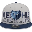 shapka-ploska-siv-snapbek-9fifty-draft-edition-2023-na-memphis-grizzlies-nba-ot-new-era