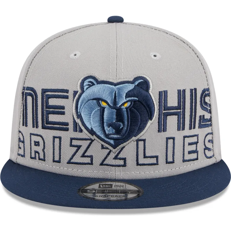 shapka-ploska-siv-snapbek-9fifty-draft-edition-2023-na-memphis-grizzlies-nba-ot-new-era