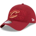 shapka-izvita-chervena-reguliruem-9twenty-draft-edition-2023-na-cleveland-cavaliers-nba-ot-new-era