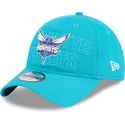 shapka-izvita-sinya-reguliruem-9twenty-draft-edition-2023-na-charlotte-hornets-nba-ot-new-era