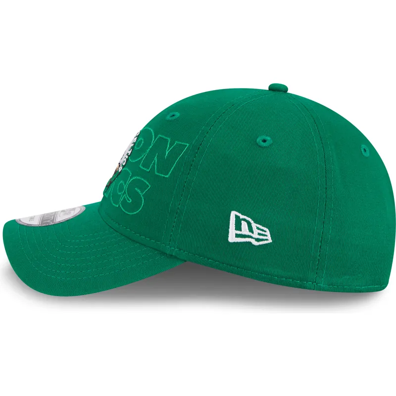 shapka-izvita-zelena-reguliruema-9twenty-draft-edition-2023-na-boston-celtics-nba-ot-new-era