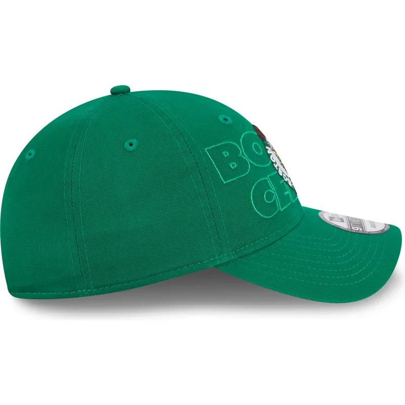 shapka-izvita-zelena-reguliruema-9twenty-draft-edition-2023-na-boston-celtics-nba-ot-new-era