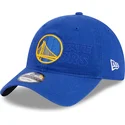 shapka-izvita-sinya-reguliruem-9twenty-draft-edition-2023-na-golden-state-warriors-nba-ot-new-era