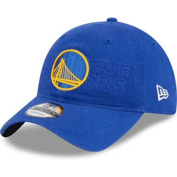 Шапка извита синя регулируем 9TWENTY Draft Edition 2023 на Golden State Warriors NBA от New Era