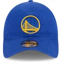 bla-justerbar-kurvet-kasket-9twenty-draft-edition-2023-fra-golden-state-warriors-nba-fra-new-era