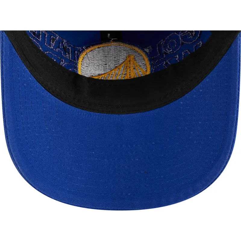 shapka-izvita-sinya-reguliruem-9twenty-draft-edition-2023-na-golden-state-warriors-nba-ot-new-era