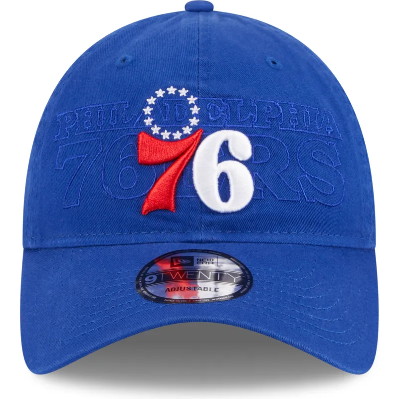 shapka-izvita-sinya-reguliruem-9twenty-draft-edition-2023-na-philadelphia-76ers-nba-ot-new-era