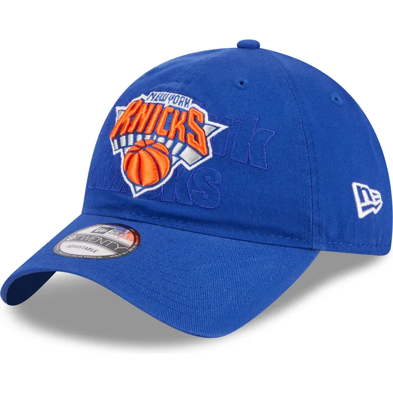 shapka-izvita-sinya-reguliruem-9twenty-draft-edition-2023-na-new-york-knicks-nba-ot-new-era