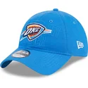 blaue-verstellbare-curved-cap-9twenty-draft-edition-2023-der-oklahoma-city-thunder-nba-von-new-era