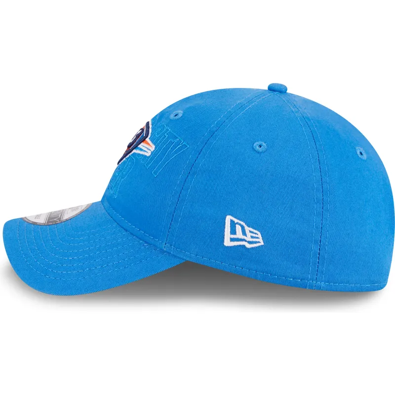 blaue-verstellbare-curved-cap-9twenty-draft-edition-2023-der-oklahoma-city-thunder-nba-von-new-era
