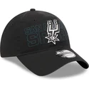 shapka-izvita-cherna-reguliruema-9twenty-draft-edition-2023-na-san-antonio-spurs-nba-ot-new-era