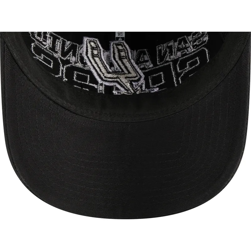 shapka-izvita-cherna-reguliruem-9twenty-draft-edition-2023-na-san-antonio-spurs-nba-ot-new-era