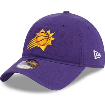 Justerbar violet kurvet kasket 9TWENTY Draft Edition 2023 fra Phoenix Suns NBA fra New Era