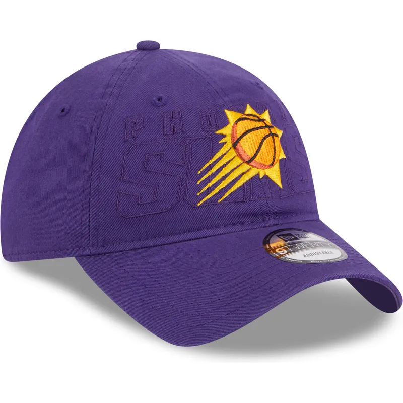 justerbar-violet-kurvet-kasket-9twenty-draft-edition-2023-fra-phoenix-suns-nba-fra-new-era