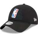 shapka-izvita-cherna-reguliruema-9twenty-draft-edition-2023-na-nba-ot-new-era