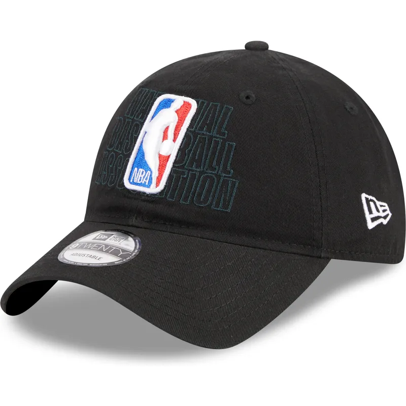 schwarze-verstellbare-gebogene-kappe-9twenty-draft-edition-2023-von-nba-von-new-era