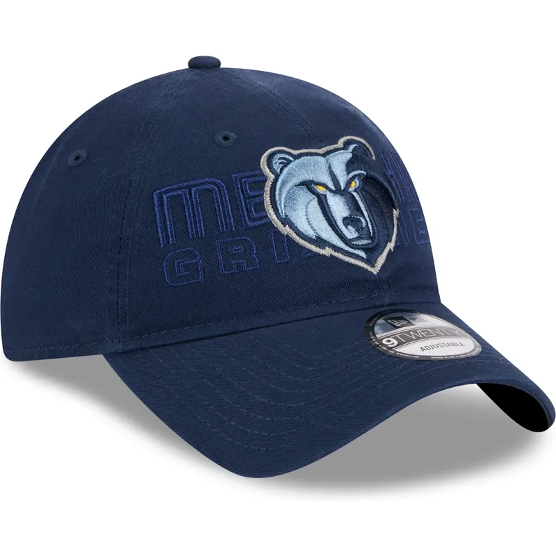 shapka-izvita-tmnosin-reguliruem-9twenty-draft-edition-2023-na-memphis-grizzlies-nba-ot-new-era