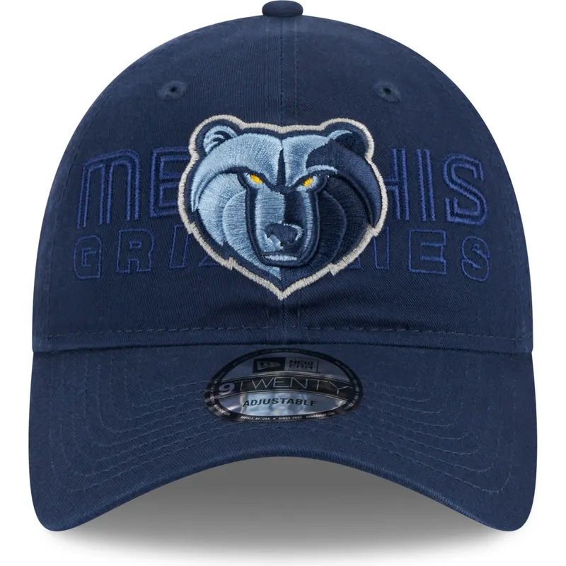 shapka-izvita-tmnosin-reguliruem-9twenty-draft-edition-2023-na-memphis-grizzlies-nba-ot-new-era