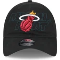 shapka-izvita-cherna-reguliruem-9twenty-draft-edition-2023-na-miami-heat-nba-ot-new-era