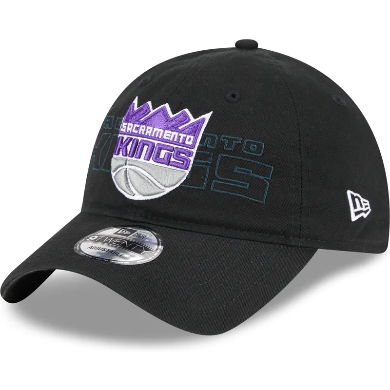 shapka-izvita-cherna-reguliruem-9twenty-draft-edition-2023-na-sacramento-kings-nba-ot-new-era