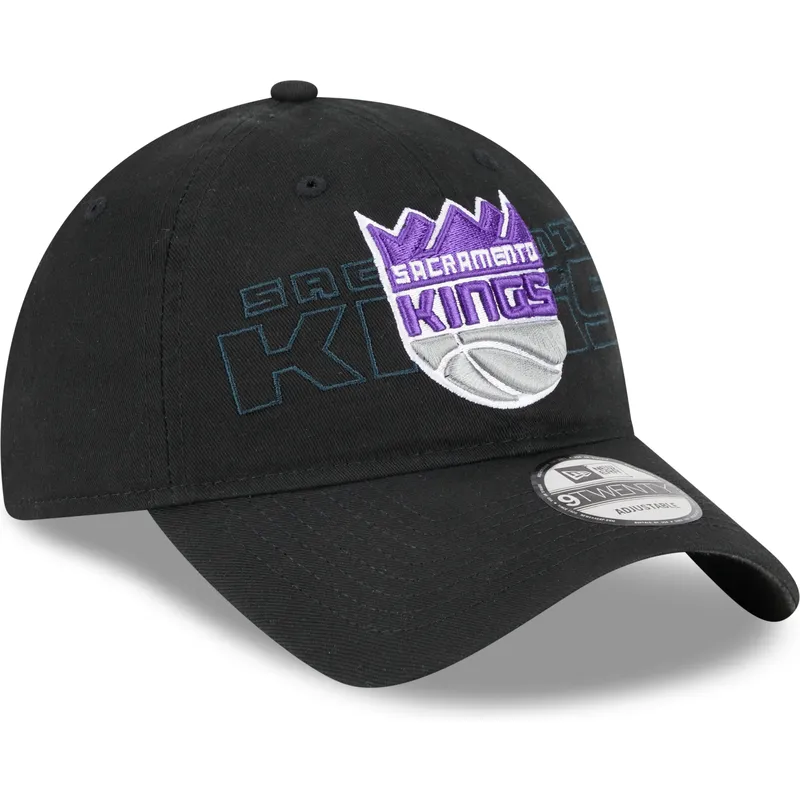shapka-izvita-cherna-reguliruem-9twenty-draft-edition-2023-na-sacramento-kings-nba-ot-new-era