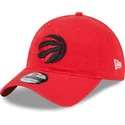 shapka-izvita-chervena-reguliruem-9twenty-draft-edition-2023-na-toronto-raptors-nba-ot-new-era