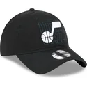 shapka-izvita-cherna-reguliruem-9twenty-draft-edition-2023-na-utah-jazz-nba-ot-new-era