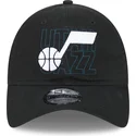 schwarze-verstellbare-gebogene-kappe-9twenty-draft-edition-2023-der-utah-jazz-nba-von-new-era