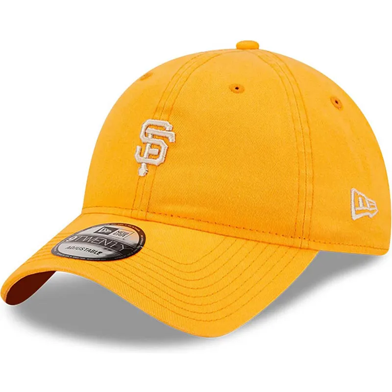 new-era-izvita-kozirka-9twenty-mini-logo-san-francisco-giants-mlb-oranzheva-reguliruema-shapka