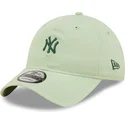 shapka-izvita-zelena-reguliruem-9twenty-mini-na-new-york-yankees-mlb-ot-new-era