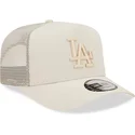 shapka-izvita-traker-bezhov-snapbek-a-frame-tech-ripstop-na-los-angeles-dodgers-mlb-ot-new-era