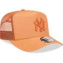 shapka-izvita-traker-kafyav-snapbek-a-frame-tech-ripstop-na-new-york-yankees-mlb-ot-new-era