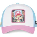 trucker-cap-weiss-blau-und-rosa-tony-tony-chopper-cho4-one-piece-von-capslab