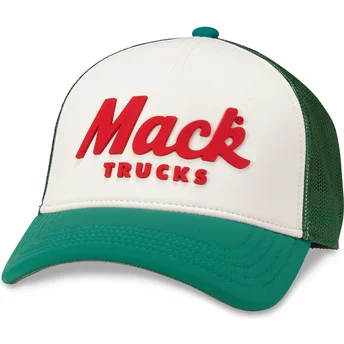 Hvid og grøn trucker snapback kasket Mack Trucks Riptide...