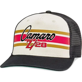 Gorra trucker hvid og sort snapback Camaro Z28 Sinclair...