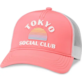 Καπέλο trucker μαύρο και άσπρο snapback Tokyo Social Club Riptide Valin της American Needle
