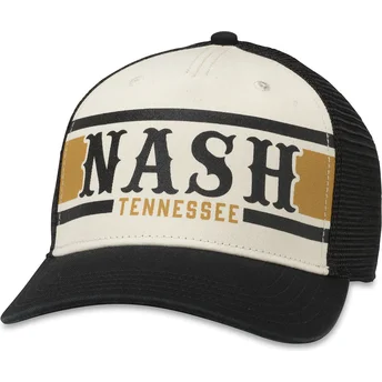 Hvid og sort trucker snapback kasket Nashville Tennessee Sinclair fra American Needle