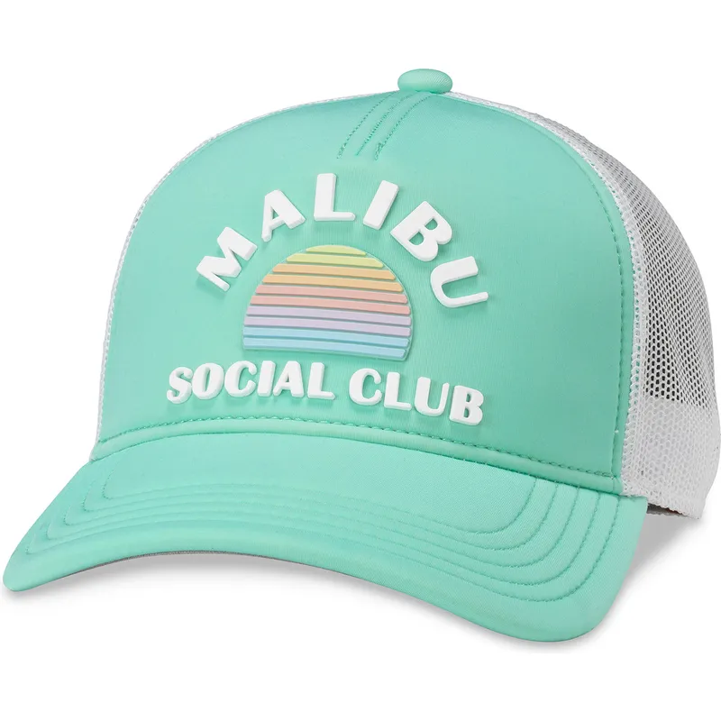 shapka-izvita-shapka-traker-zelena-snapbek-malibu-social-club-riptide-valin-ot-american-needle
