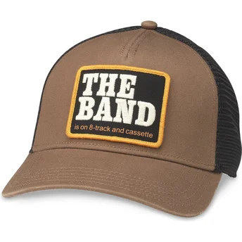 Trucker-Cap braun und schwarz Snapback The Band Valin von American Needle