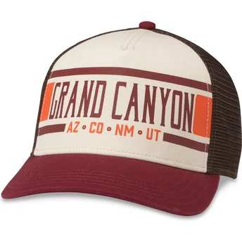 Trucker-Cap beige und braun Snapback Grand Canyon National Park Sinclair von American Needle