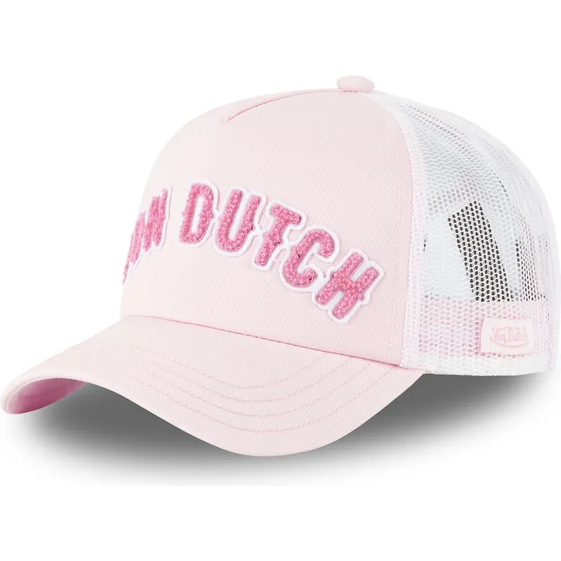 lyserod-trucker-kasket-buckl-fra-von-dutch