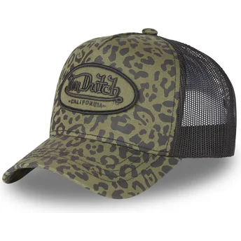 Шапка извита леопард snapback на Gorra trucker leopardo LEO KA от Von Dutch