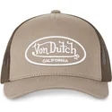 gorra-trucker-marron-ajustable-lof-b3-de-von-dutch