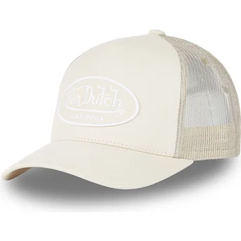 Von Dutch LOF B5B Бежова Регулируема Шапка Тракер