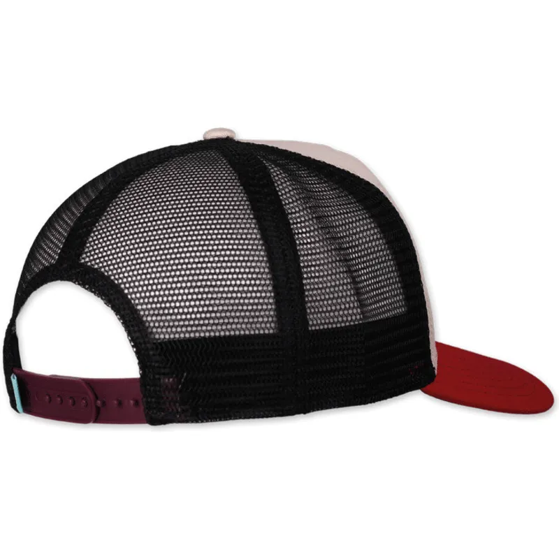 beige-og-rod-buenos-aires-hft-trucker-kasket-fra-coastal