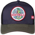 casquette-trucker-bleue-marine-noire-et-verte-guatemala-hft-coastal