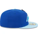 casquette-plate-bleue-ajustee-59fifty-the-elements-water-pin-los-angeles-lakers-nba-new-era