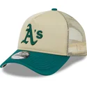 shapka-izvita-traker-bezhov-snapbek-9forty-a-frame-all-day-na-oakland-athletics-mlb-ot-new-era
